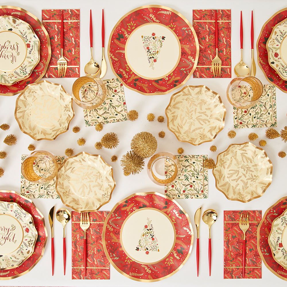 Holiday Elegance Table Setting