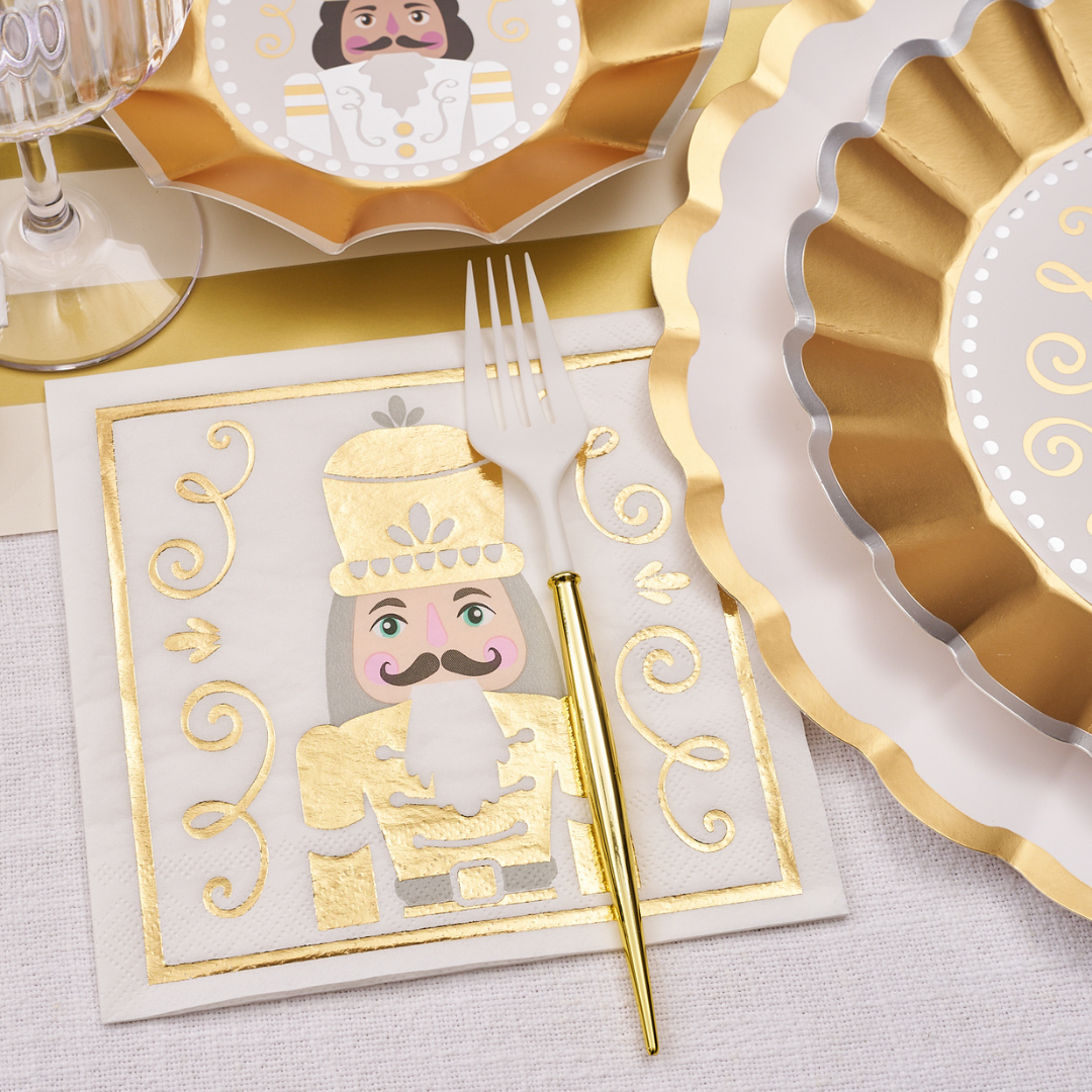 The Ultimate Christmas Tablescape: Gilded Nutcracker