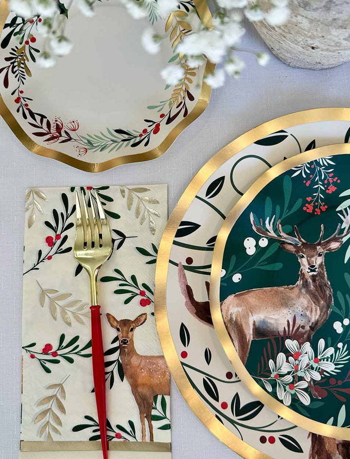 Christmas Forest Table Setting