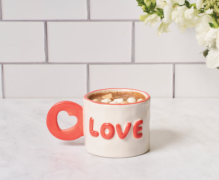 Ceramic Message Mug Love, 14oz