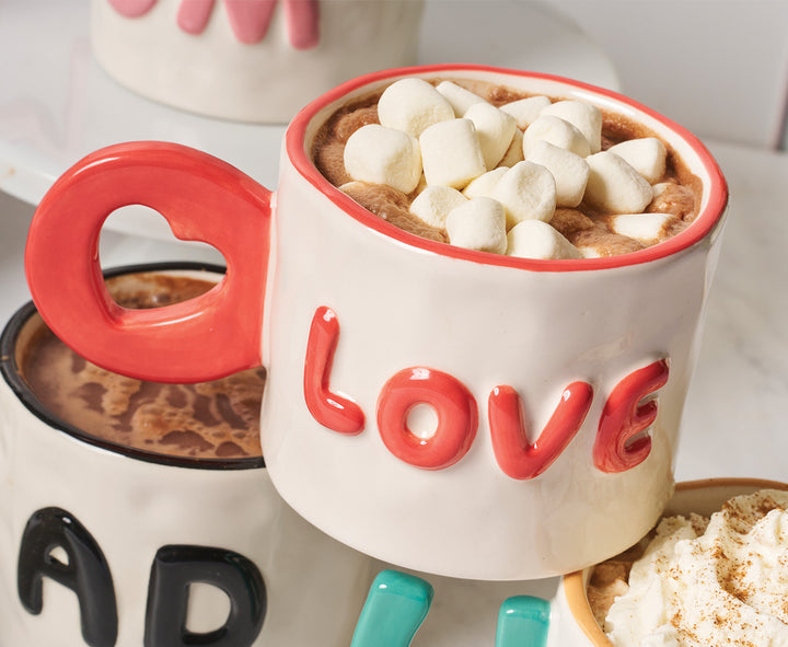 Ceramic Message Mug Love, 14oz