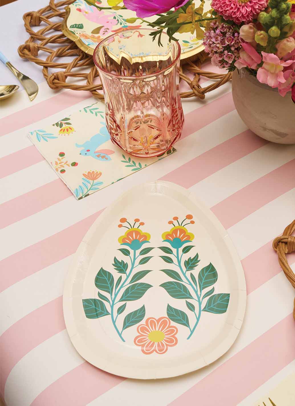 Folklore Easter Table Setting