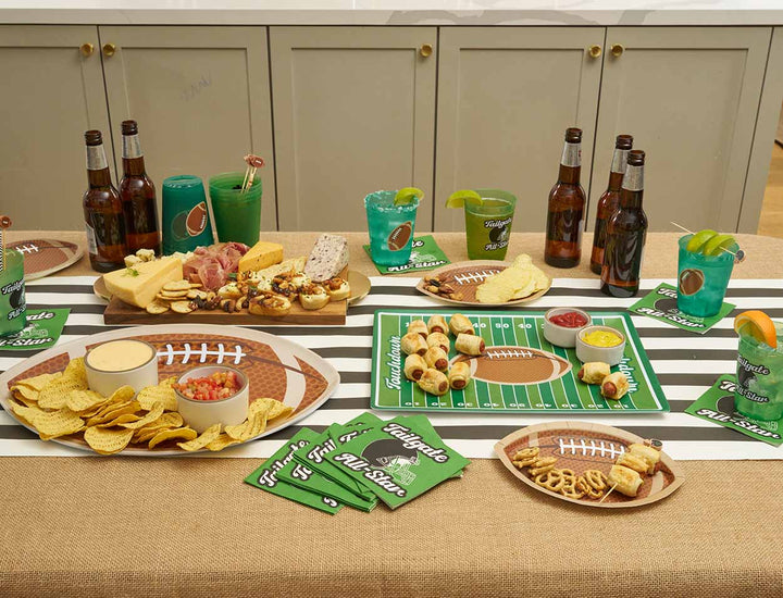 Tailgate Football Melamine Serving Platter