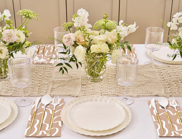 Simply Eco Compostable Table Setting - White