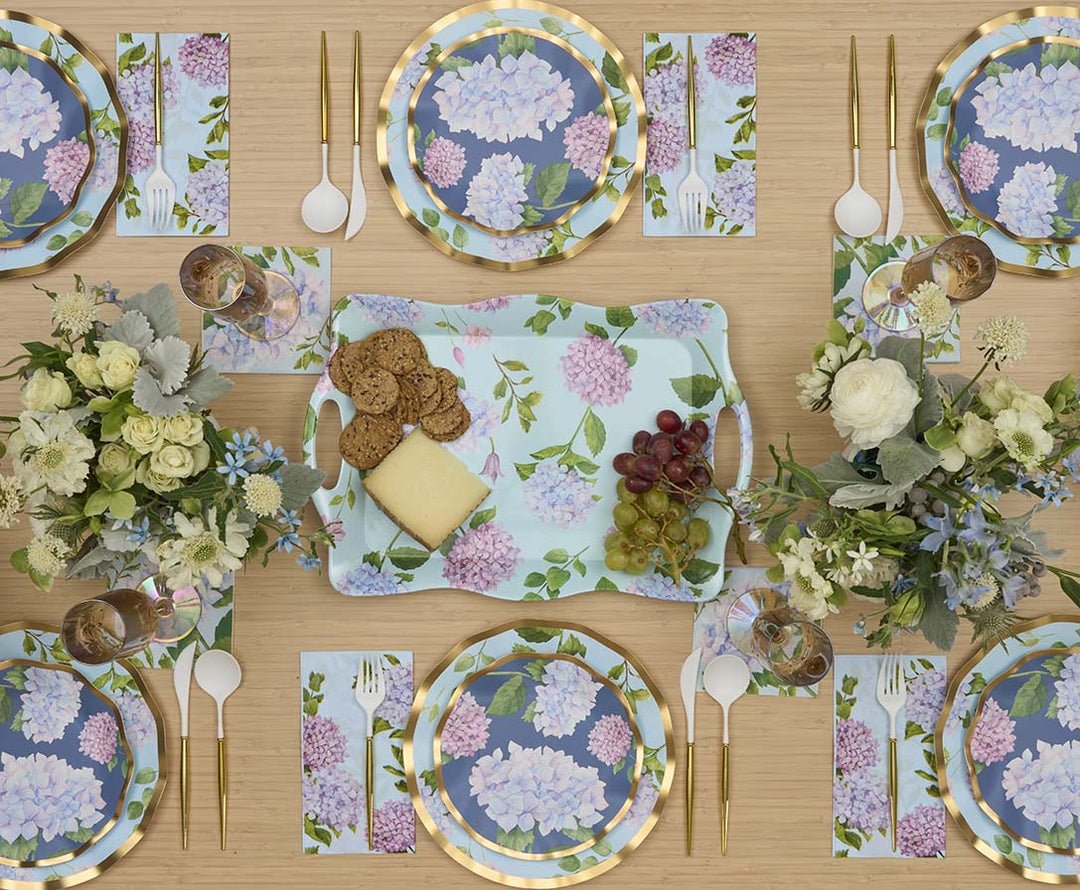 Hydrangea Table Setting