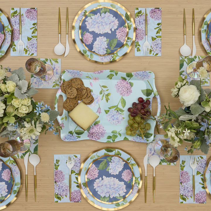 Spring Brunch Tablescape: Hydrangea