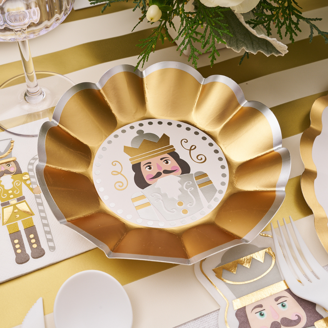 The Ultimate Christmas Tablescape: Gilded Nutcracker