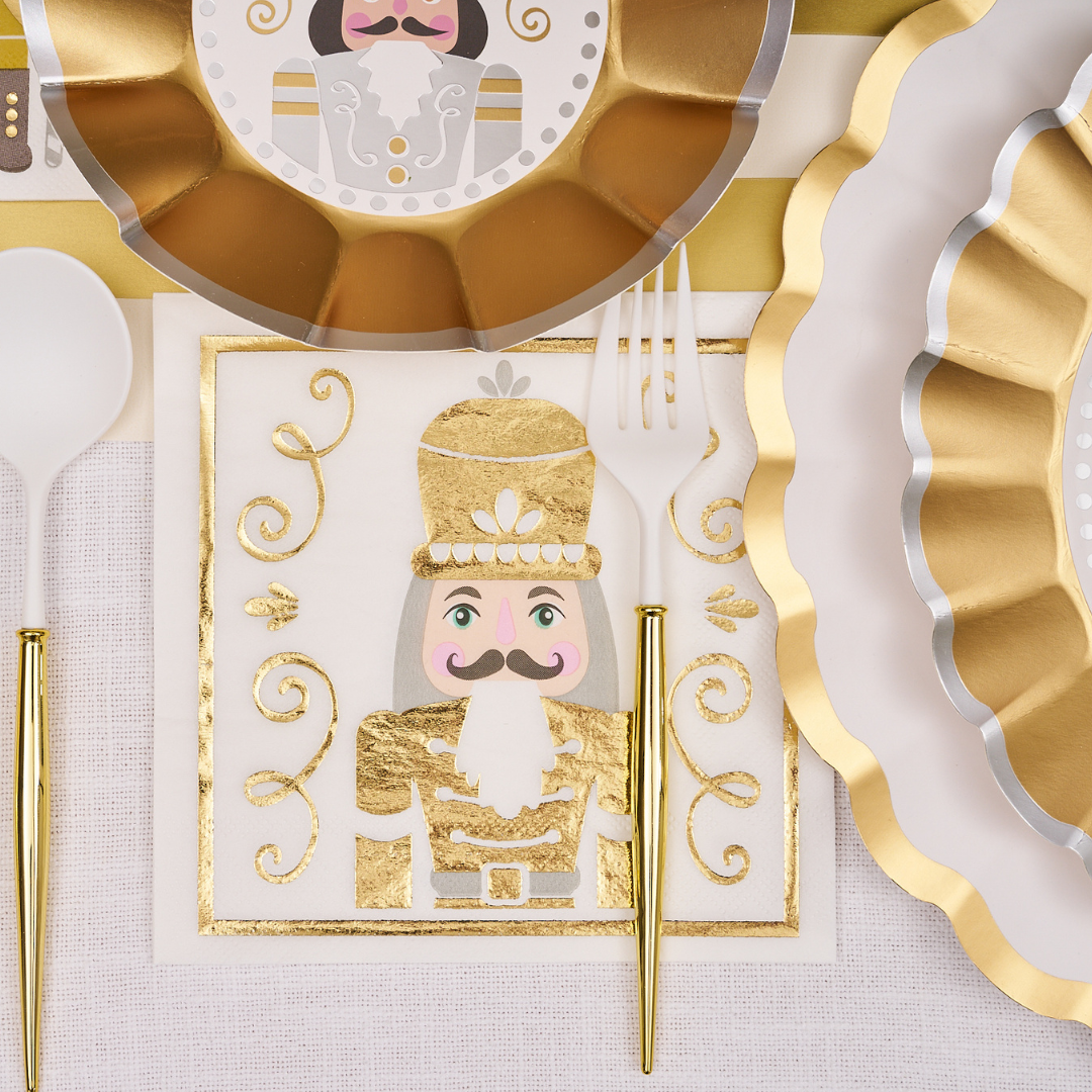 Gilded Nutcracker Table Setting