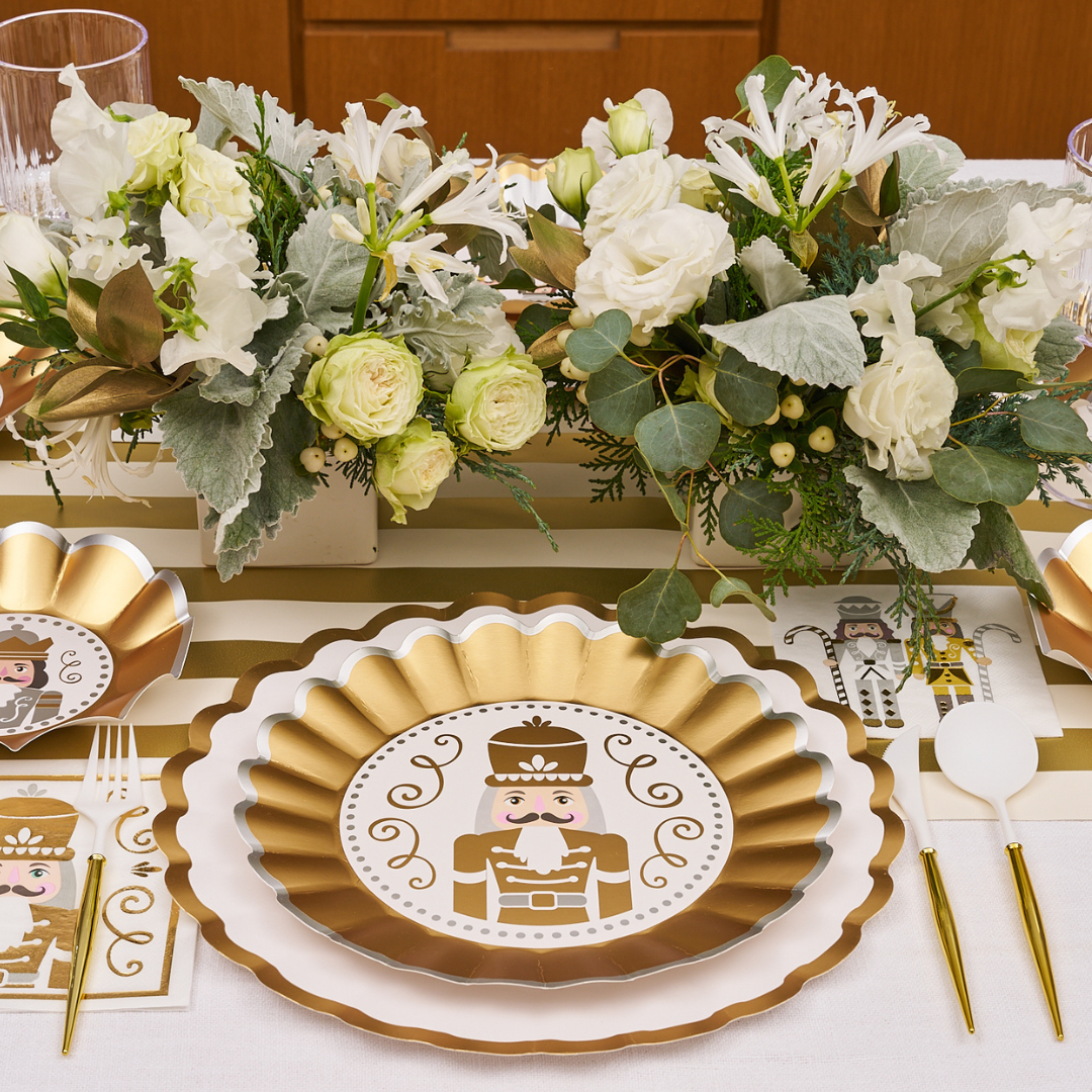 Gilded Nutcracker Table Setting