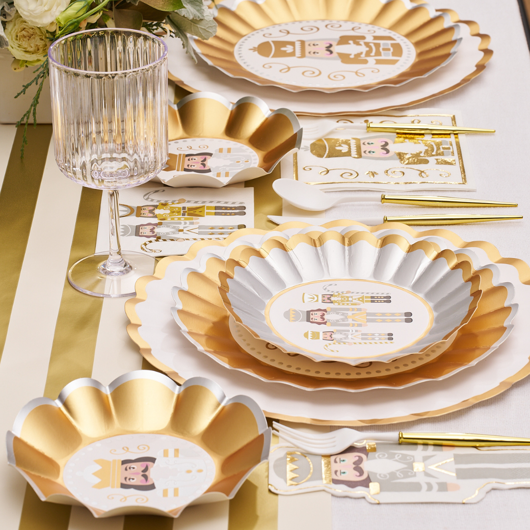 Gilded Nutcracker Table Setting