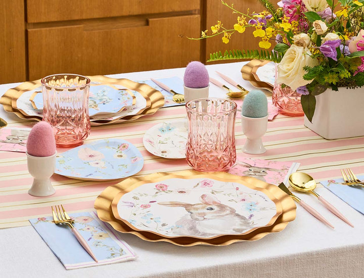 Wavy Dinner Plate Charming Easter - 8pkg