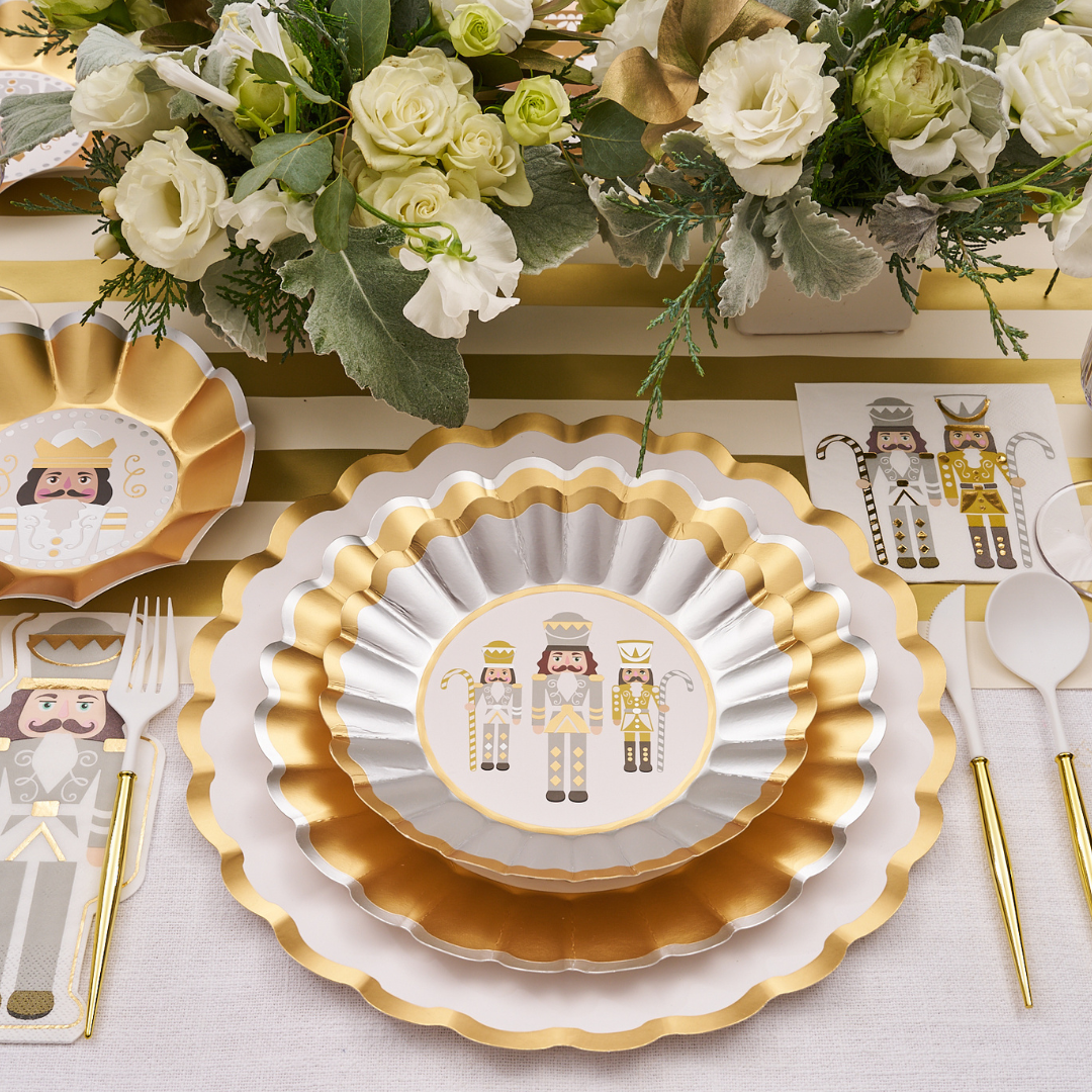 Gilded Nutcracker Table Setting