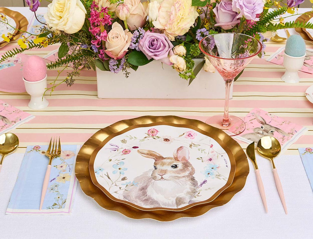 Wavy Dinner Plate Charming Easter - 8pkg