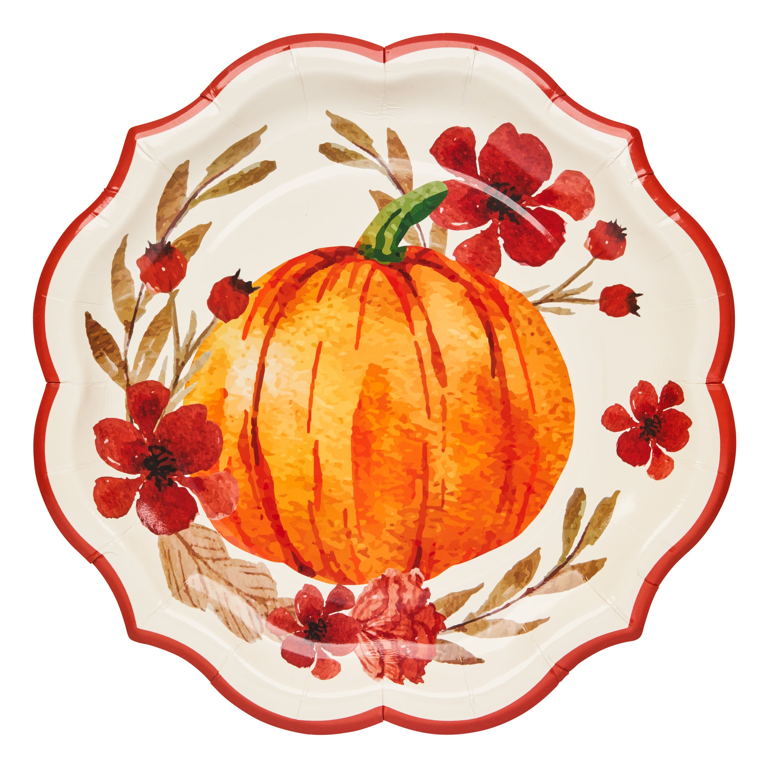 Autumn Foliage Paper Dinner Plate 8pk