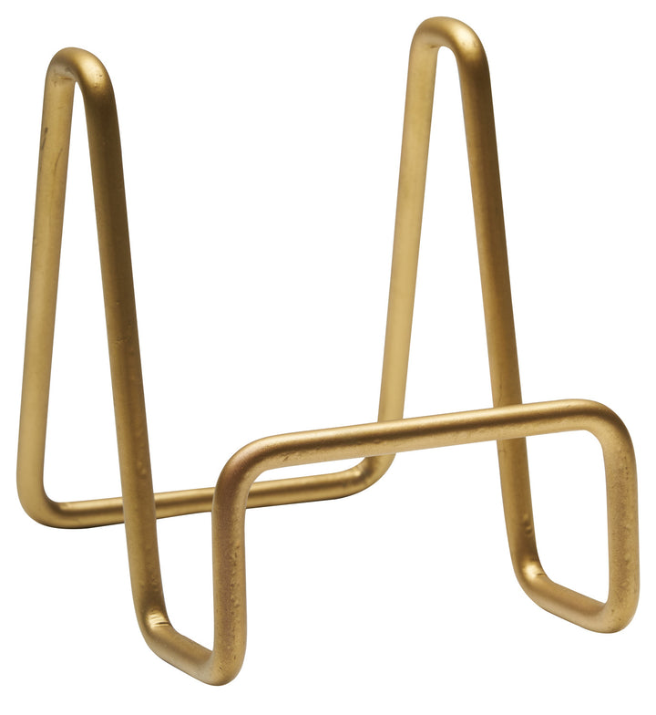 Metal Board Display Stand - Matte Gold Finish