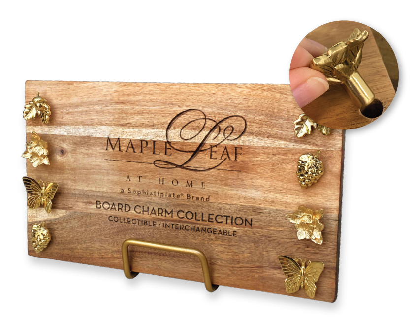 Metal Board Display Stand - Matte Gold