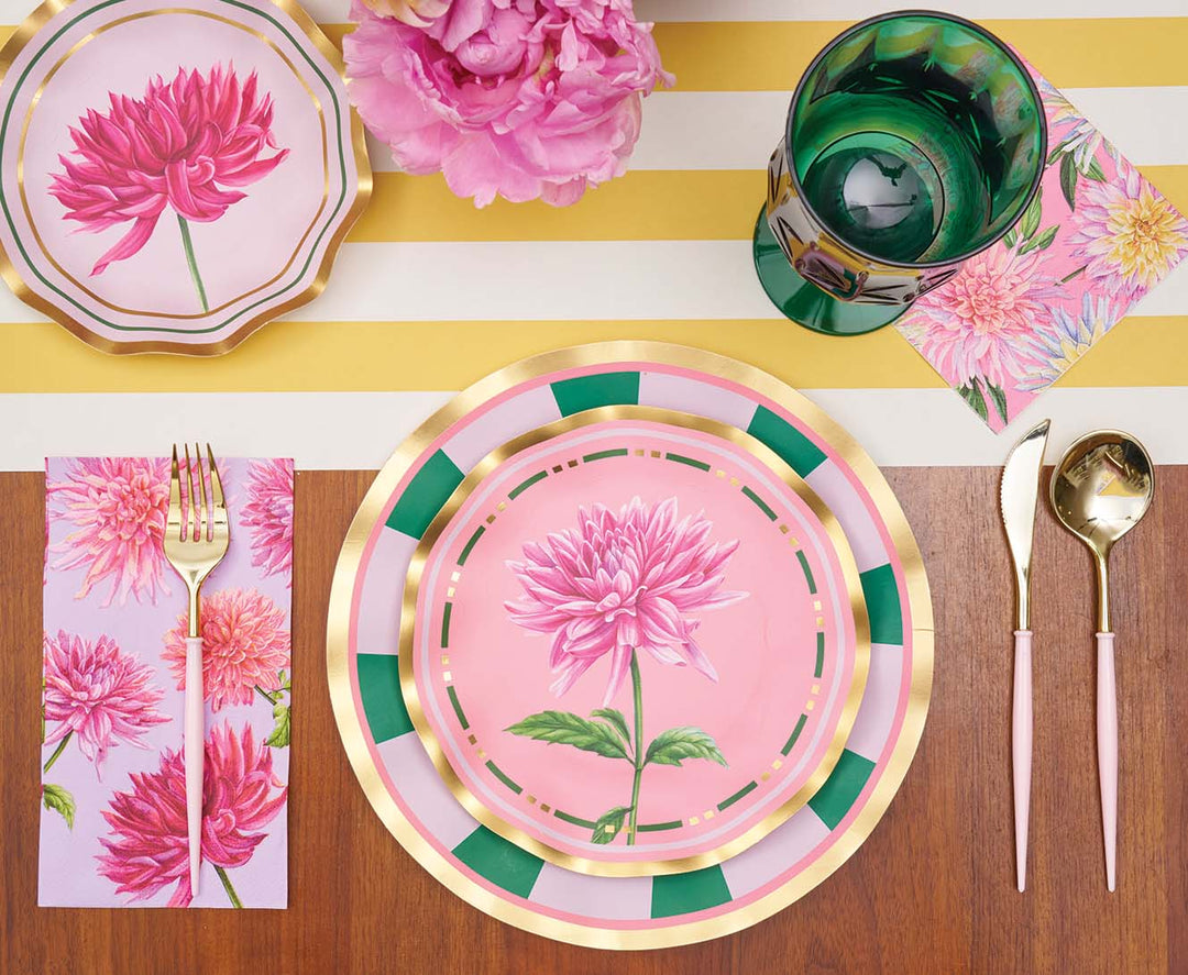 Dahlia Garden Table Setting