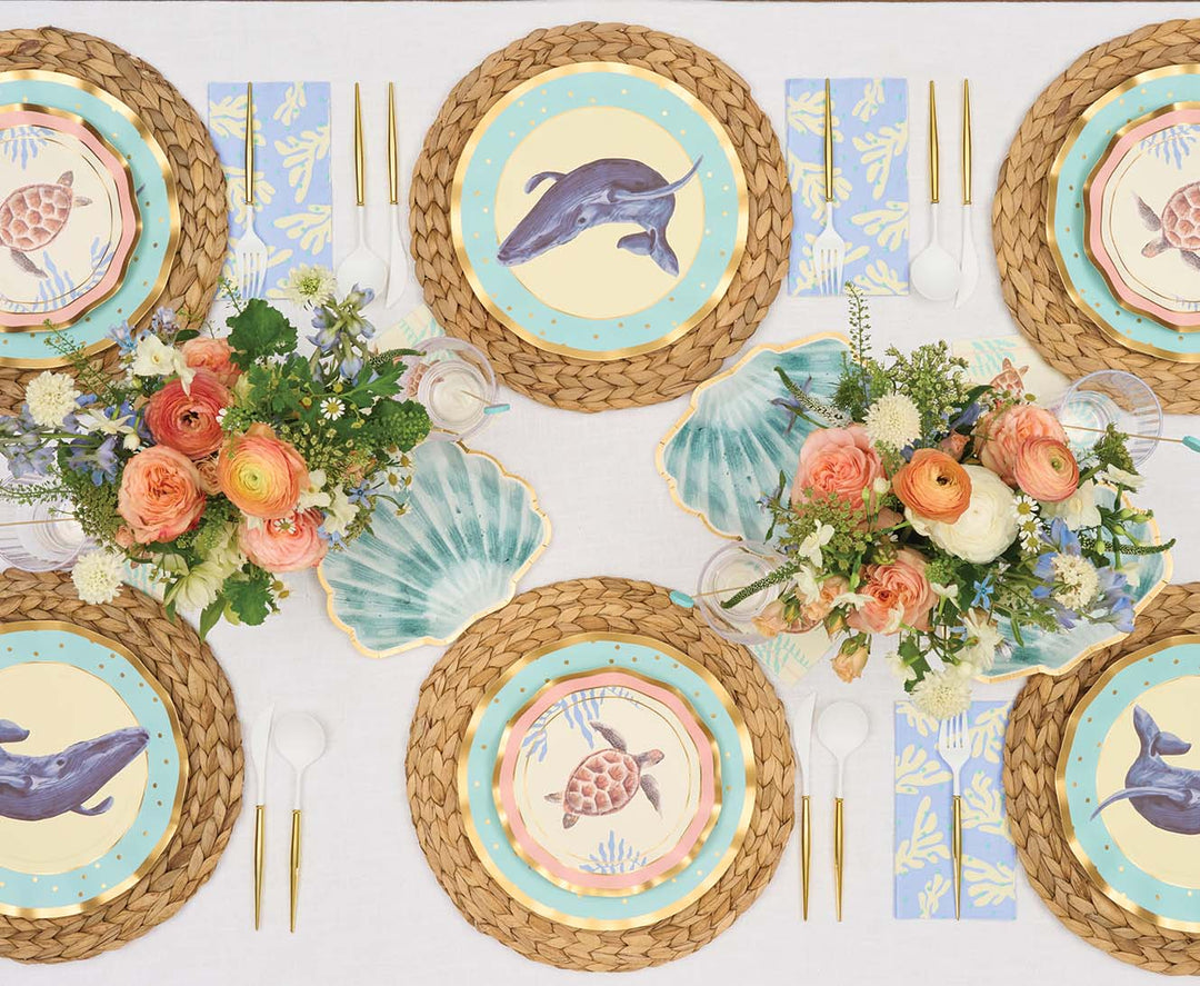 Pastel Sea Dinner Plates/8pk