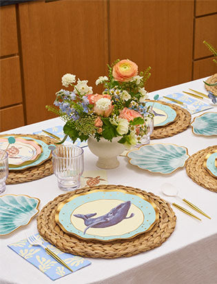 Pastel Sea Dinner Plates/8pk