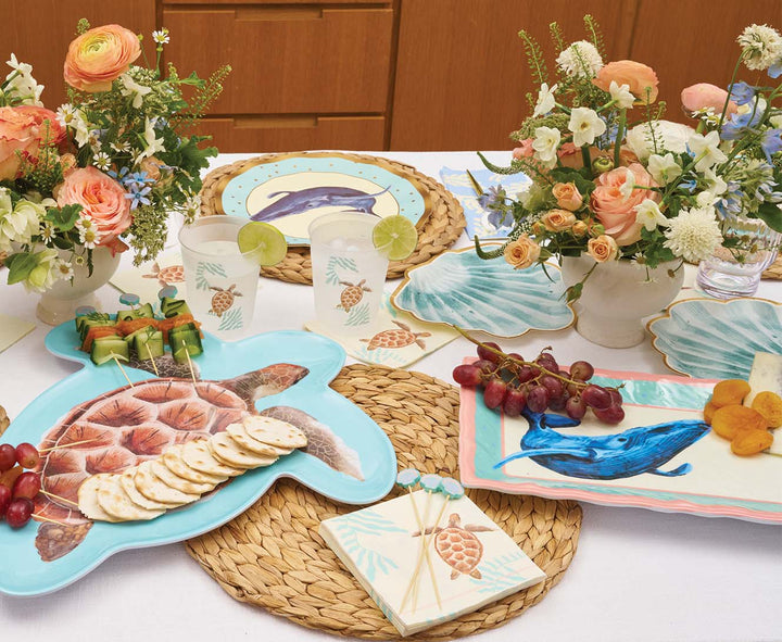 Pastel Sea Table Setting