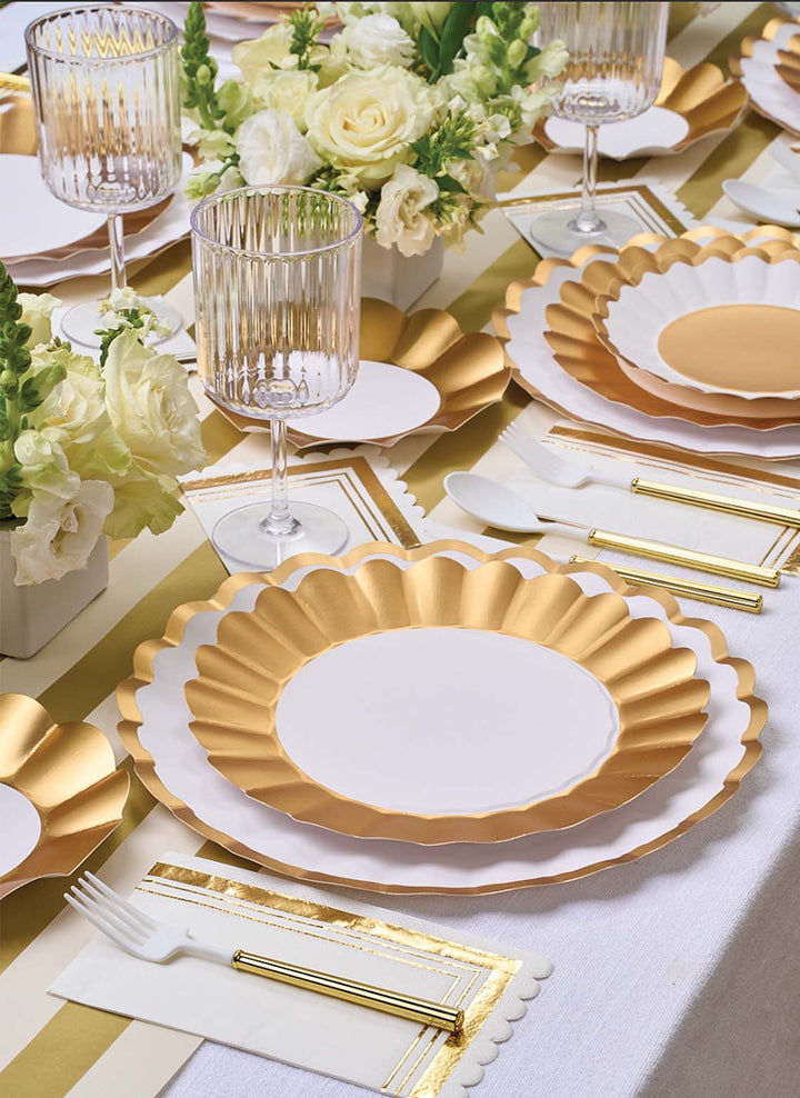 Gold Bella Assorted Plastic Cutlery/24pc, Service for 8