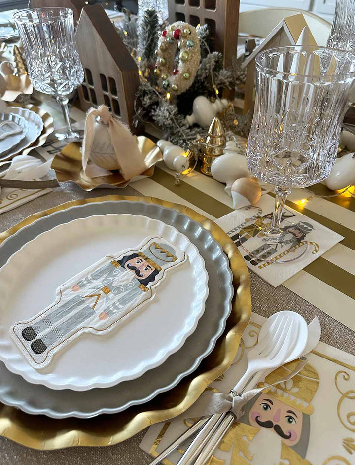 Frosted Nutcracker Table Setting