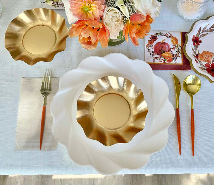 Autumn Blossom Table Setting