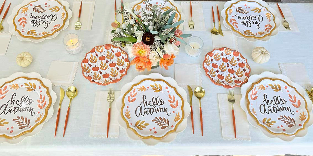 Hello Autumn Table Setting