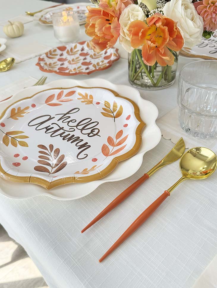 Hello Autumn Table Setting