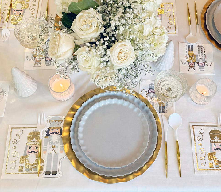 Frosted Nutcracker Table Setting