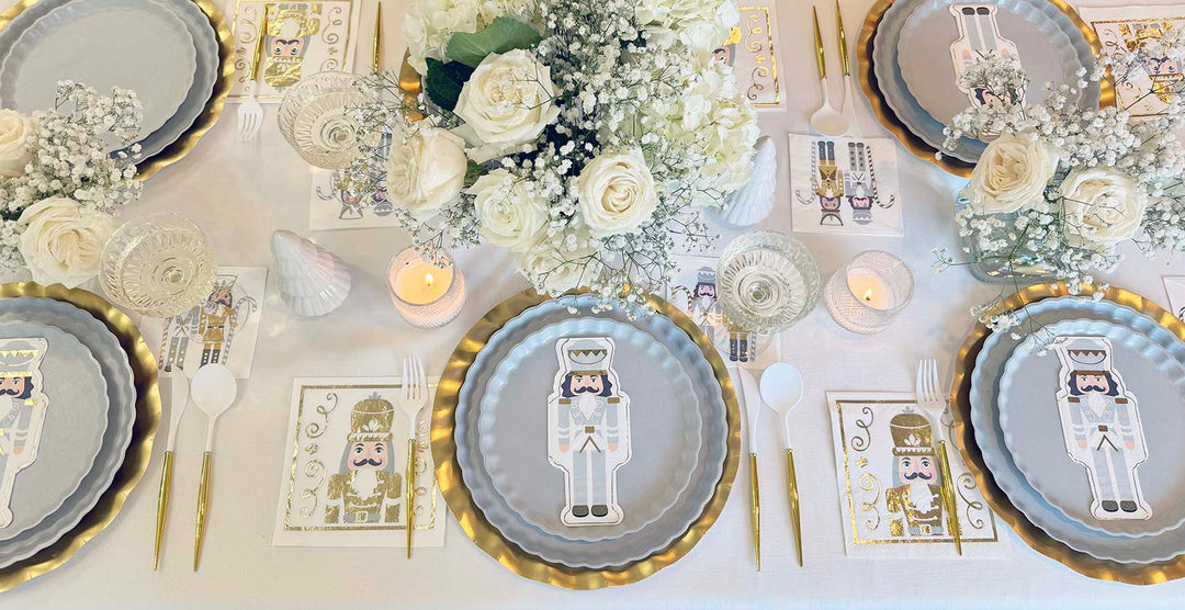 Frosted Nutcracker Table Setting