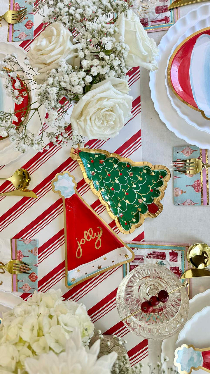 Jolly Holiday Table Setting