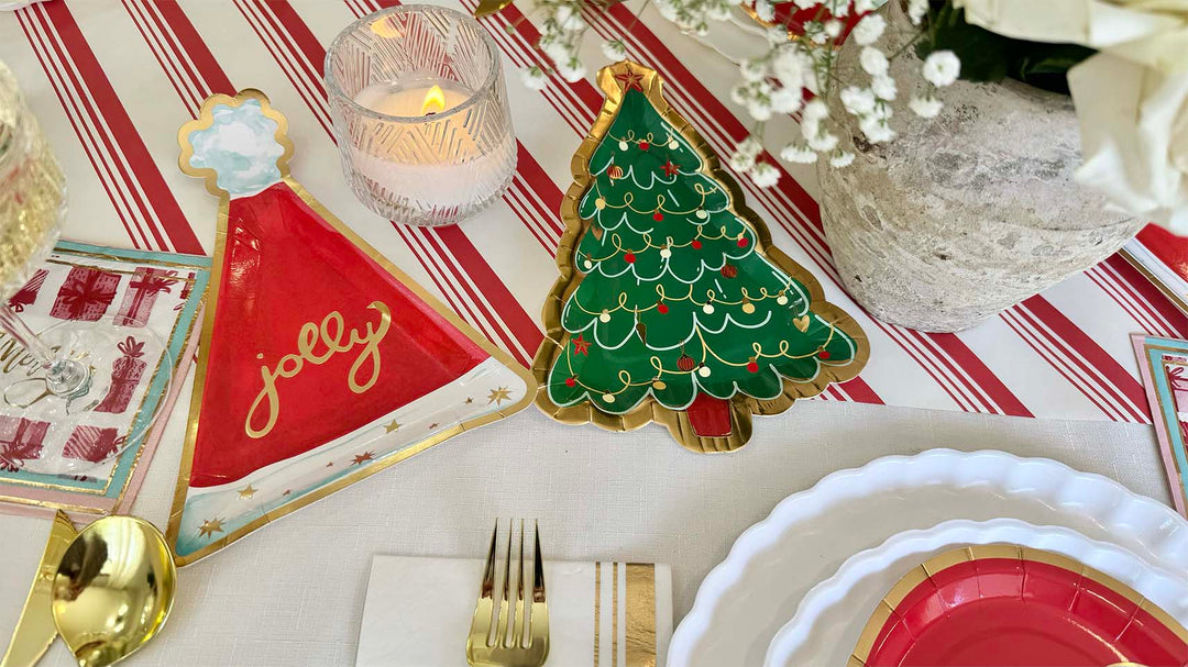 Jolly Holiday Table Setting