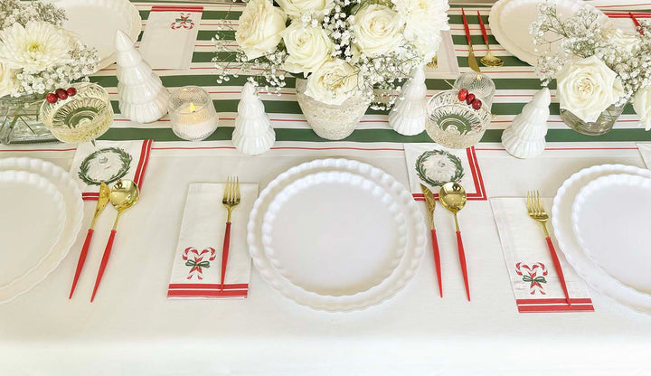 Holiday Hearth Table Setting