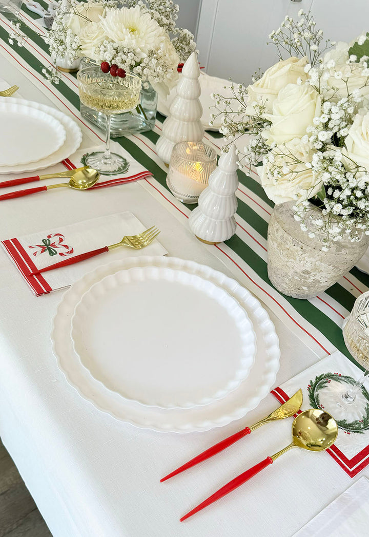 Holiday Hearth Table Setting