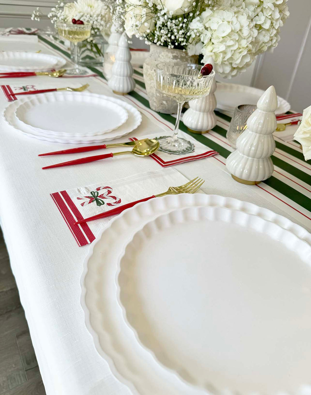 Holiday Hearth Table Setting