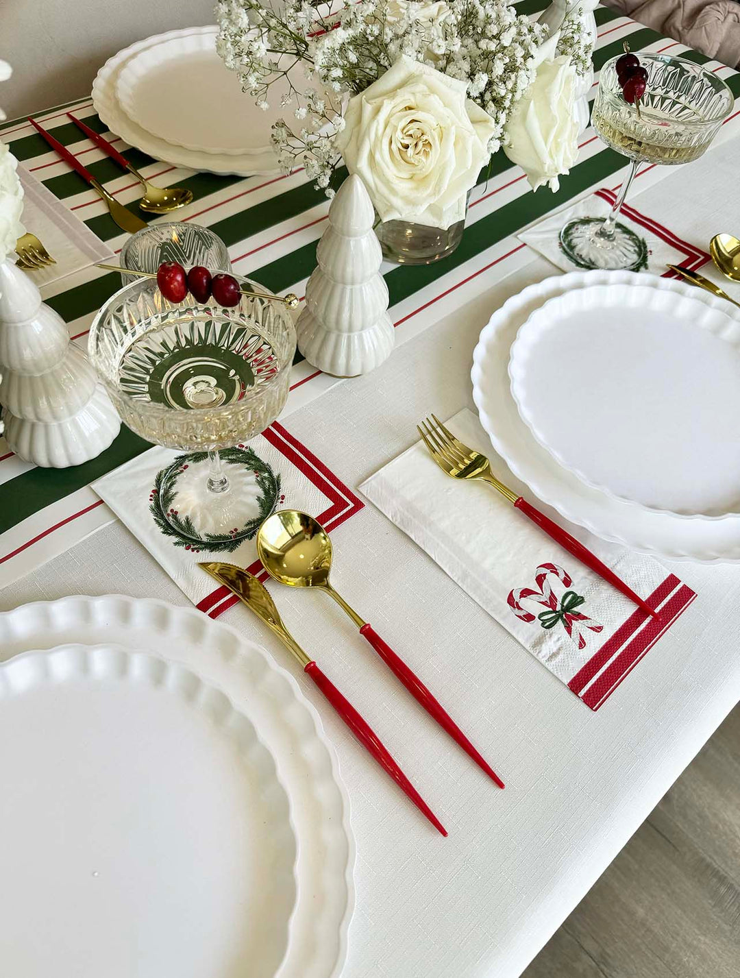 Holiday Hearth Table Setting