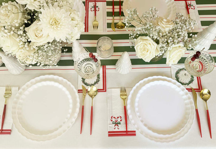 Holiday Hearth Table Setting