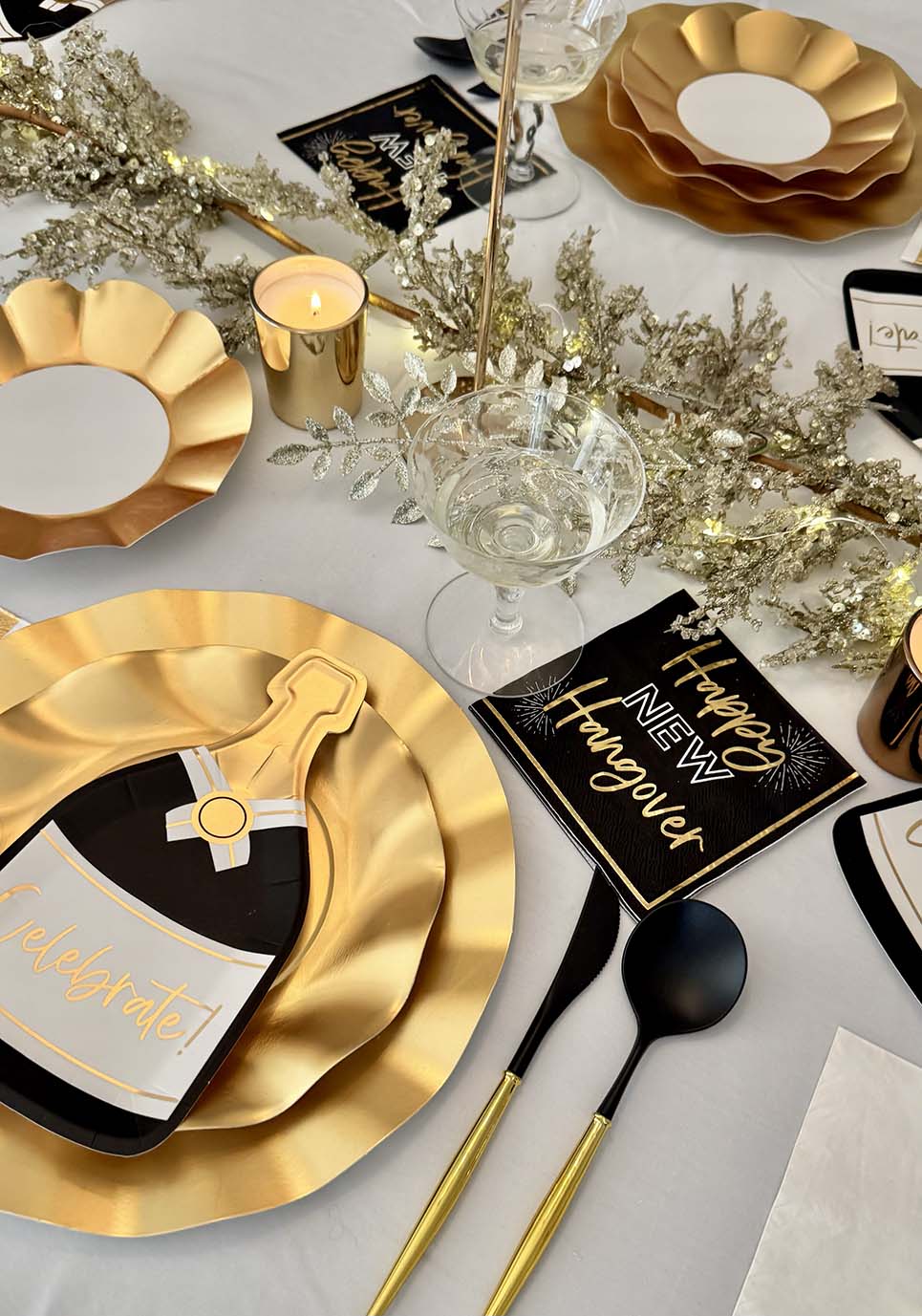 Champagne Celebration Table Set