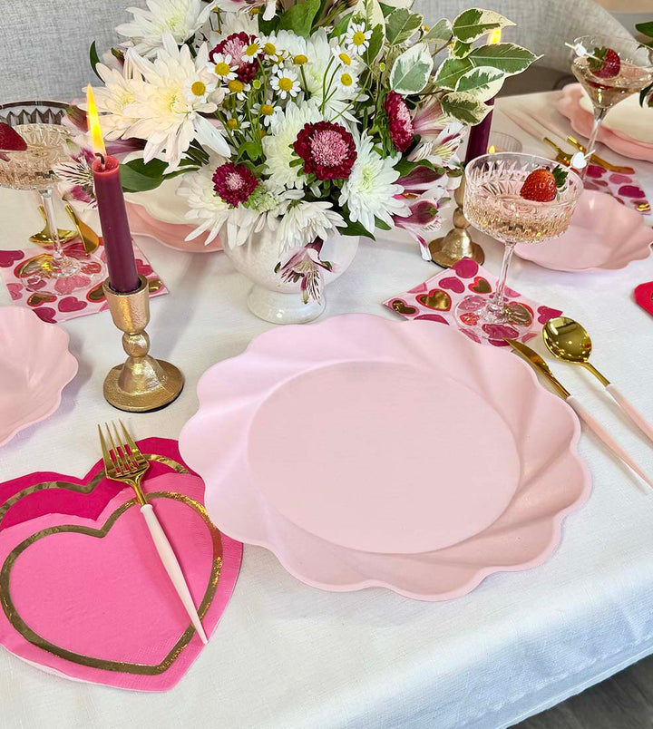 Forever Blushing Table Setting