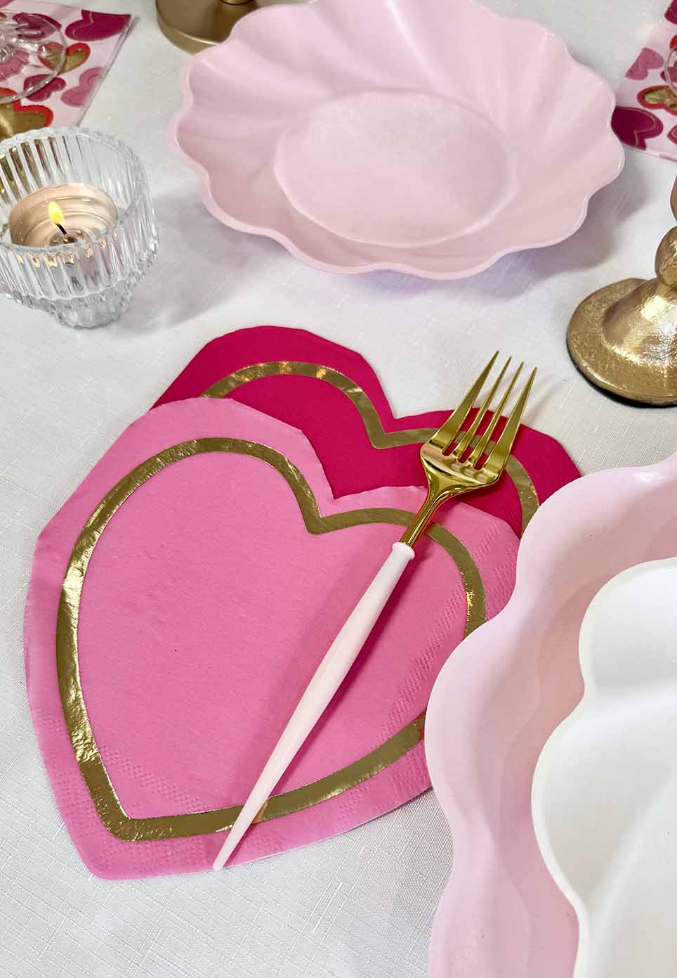 Forever Blushing Table Setting