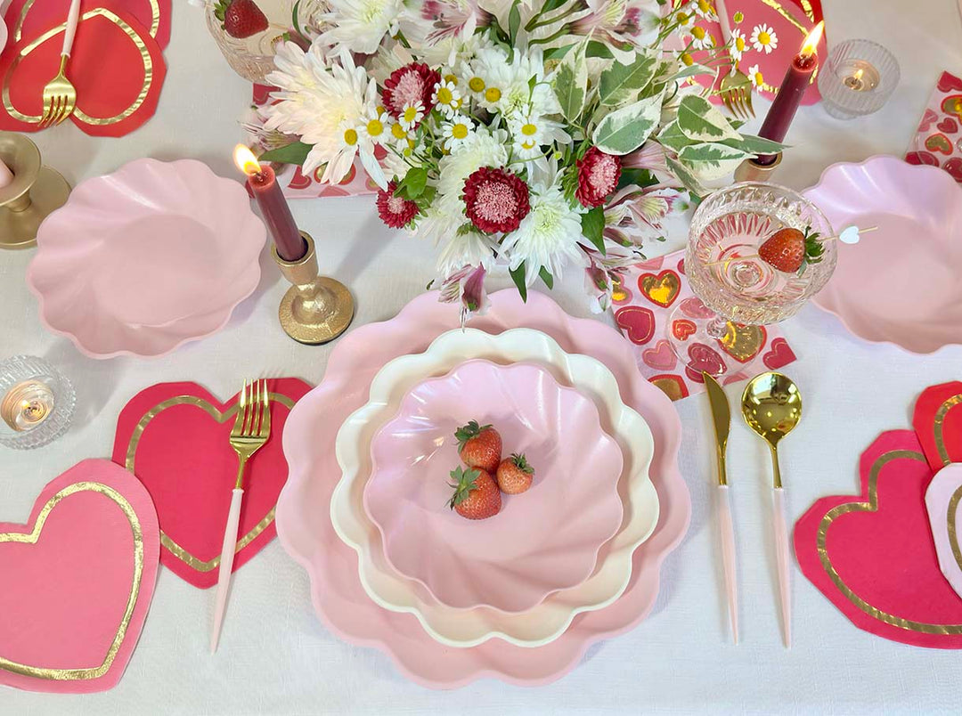 Forever Blushing Table Setting