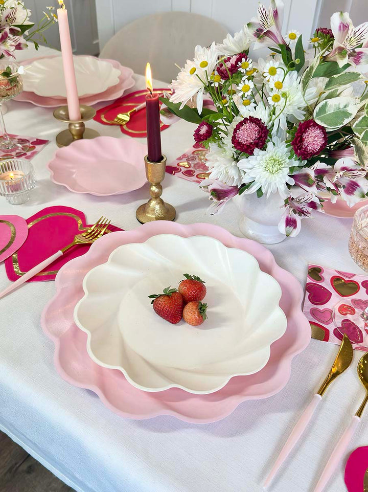 Forever Blushing Table Setting