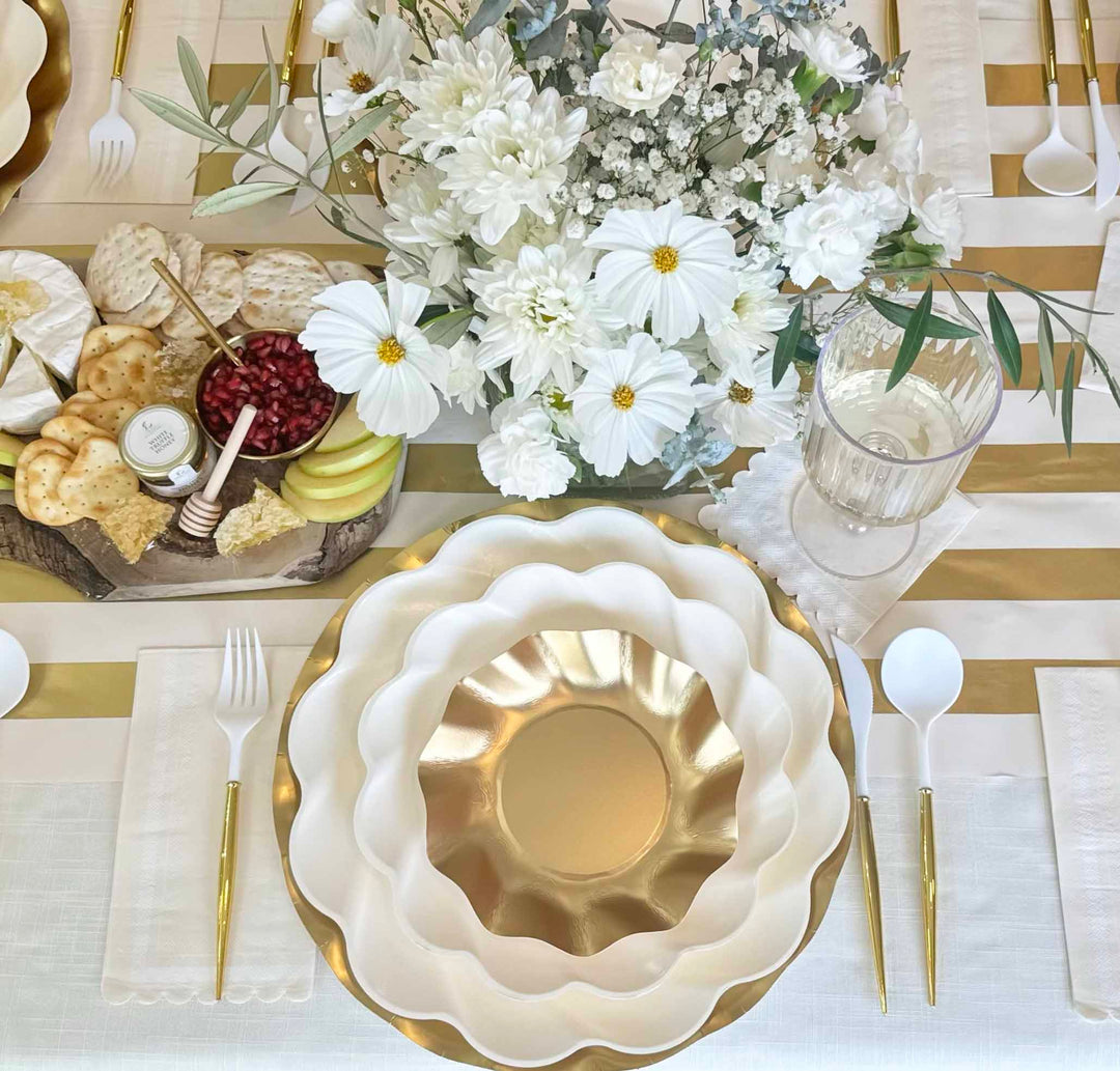 The Ultimate Sukkot Tablescape: Cream & Gold