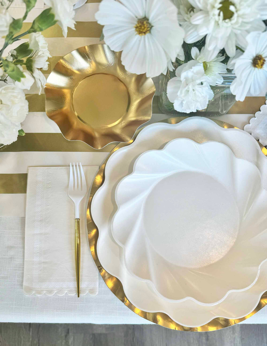 The Ultimate Sukkot Tablescape: Cream & Gold