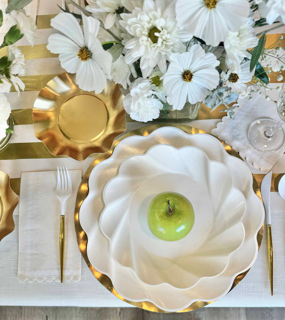 The Ultimate Sukkot Tablescape: Cream & Gold