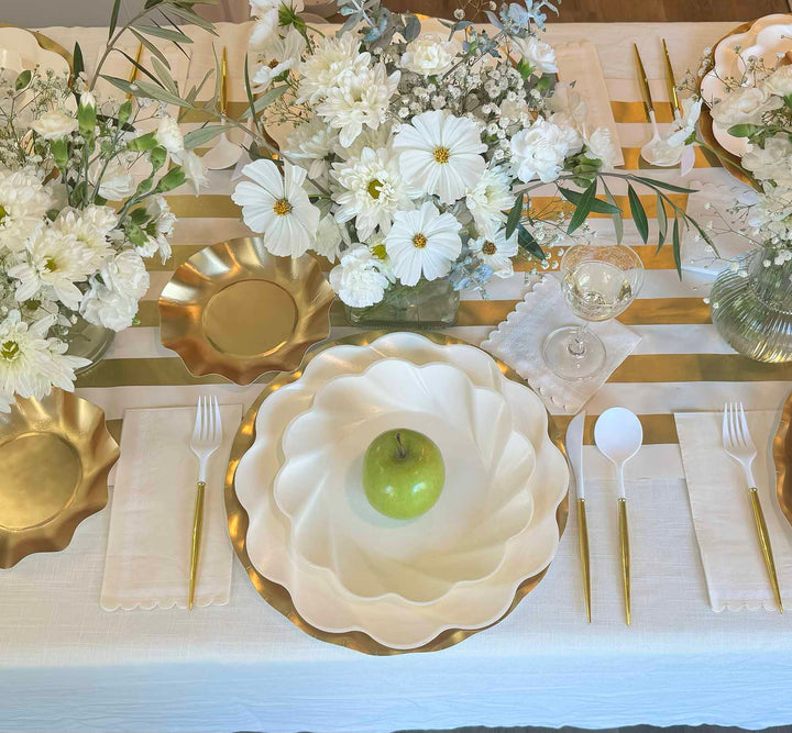 The Ultimate Sukkot Tablescape: Cream & Gold