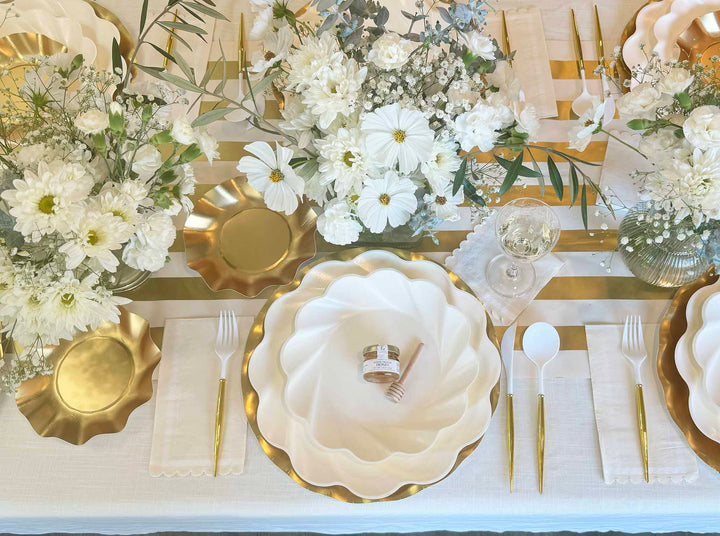 The Ultimate Sukkot Tablescape: Cream & Gold