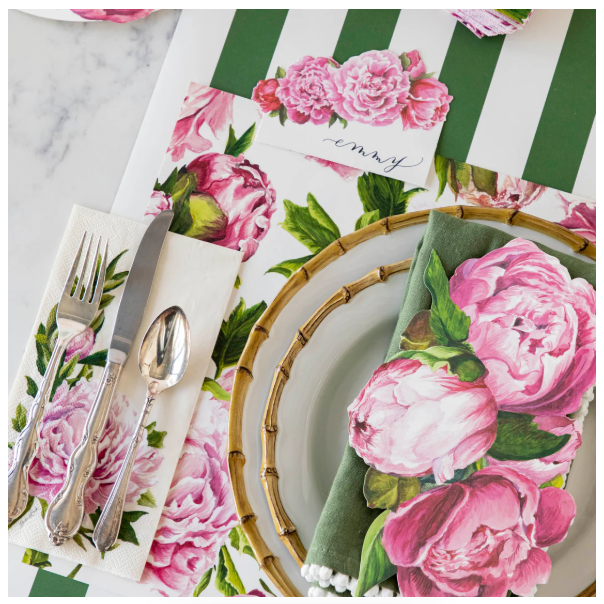 Peonies in Bloom Placemat - Pad of 24 Sheets