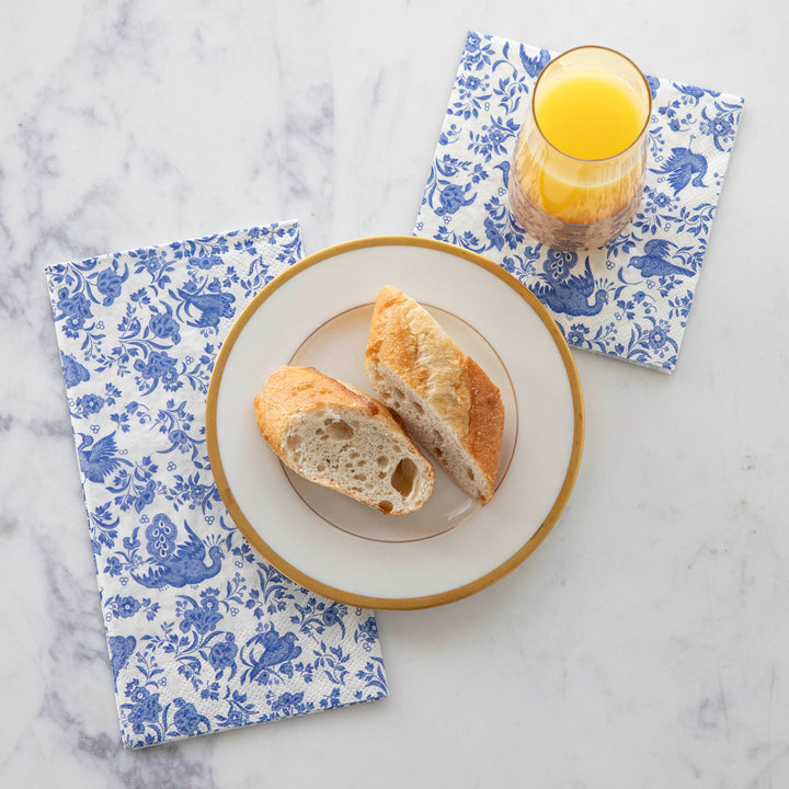 Royal Peacock Table Setting - French Blue